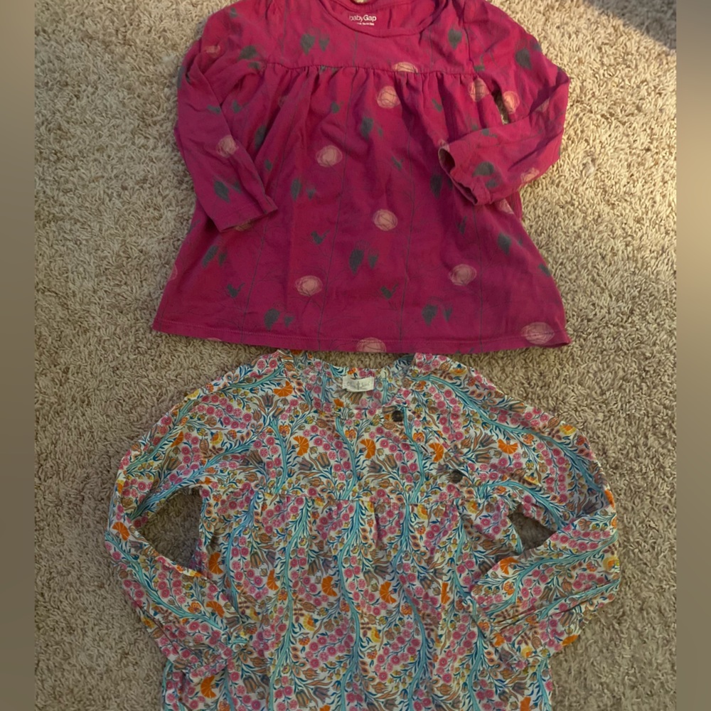 Baby Gap and Olive Juice Size 4 blouse bundle.